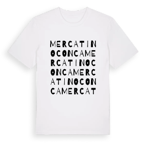 Mercatino Conca ordlek t-shirt – ekologisk bomull t-shirt från Pinshirt