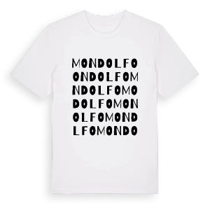 Mondolfo ordlek t-shirt – ekologisk bomull t-shirt från Pinshirt