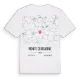 Monte Cerignone karta t-shirt