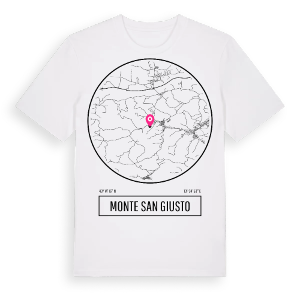 Monte San Giusto t-shirt – ekologisk bomull t-shirt från Pinshirt