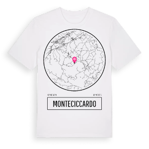 Monteciccardo t-shirt – ekologisk bomull t-shirt från Pinshirt