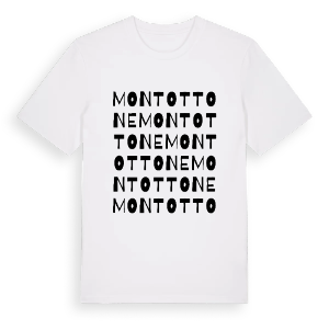 Montottone ordlek t-shirt – ekologisk bomull t-shirt från Pinshirt