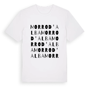 Morro d'Alba ordlek t-shirt – ekologisk bomull t-shirt från Pinshirt