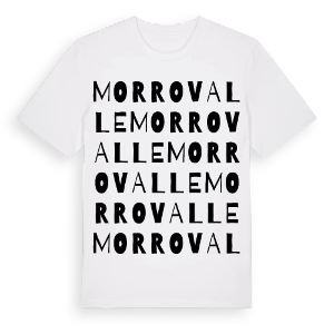 Morrovalle ordlek t-shirt – ekologisk bomull t-shirt från Pinshirt