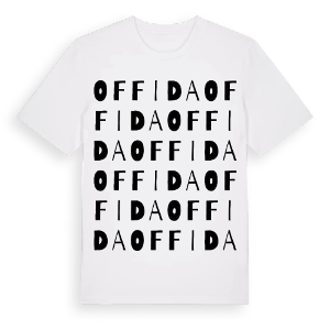 Offida ordlek t-shirt – ekologisk bomull t-shirt från Pinshirt