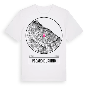 Pesaro e Urbino t-shirt – ekologisk bomull t-shirt från Pinshirt