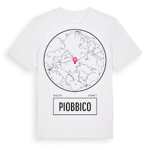 Piobbico t-shirt – ekologisk bomull t-shirt från Pinshirt