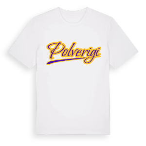Polverigi baseball t-shirt – ekologisk bomull t-shirt från Pinshirt