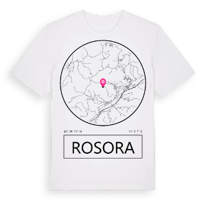 Rosora t-shirt – ekologisk bomull t-shirt från Pinshirt