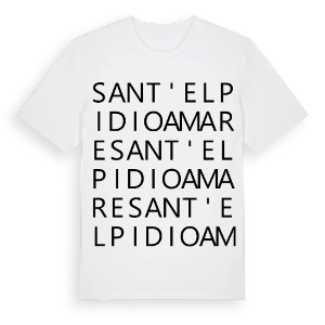 Sant'Elpidio a Mare ordlek t-shirt – ekologisk bomull t-shirt från Pinshirt