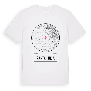 Santa Lucia t-shirt – ekologisk bomull t-shirt från Pinshirt