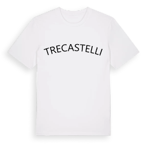Trecastelli böjd t-shirt – ekologisk bomull t-shirt från Pinshirt