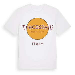 Trecastelli cirkel t-shirt – ekologisk bomull t-shirt från Pinshirt