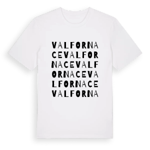 Valfornace ordlek t-shirt – ekologisk bomull t-shirt från Pinshirt