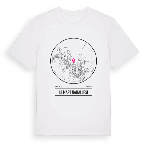 13 Mart Mahallesi t-shirt – ekologisk bomull t-shirt från Pinshirt