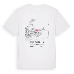 Dicle Mahallesi karta t-shirt – ekologisk bomull t-shirt från Pinshirt