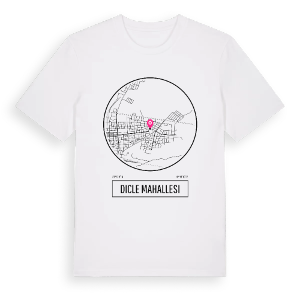 Dicle Mahallesi t-shirt – ekologisk bomull t-shirt från Pinshirt