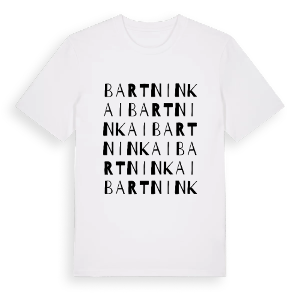 Bartninkai ordlek t-shirt – ekologisk bomull t-shirt från Pinshirt