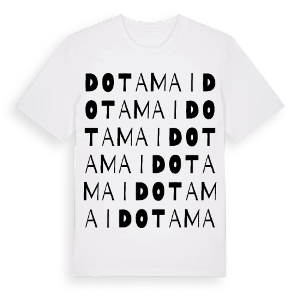 Dotamai ordlek t-shirt – ekologisk bomull t-shirt från Pinshirt