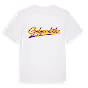 Gelgaudiškis baseball t-shirt – ekologisk bomull t-shirt från Pinshirt
