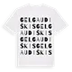 Gelgaudiškis ordlek t-shirt