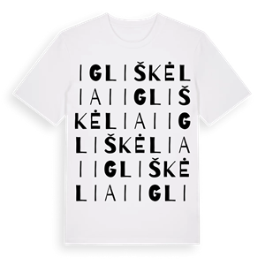 Igliškėliai ordlek t-shirt – ekologisk bomull t-shirt från Pinshirt