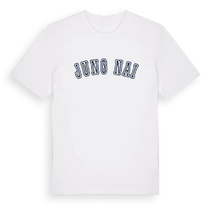 Jungėnai college t-shirt – ekologisk bomull t-shirt från Pinshirt
