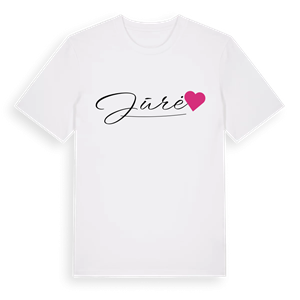 Jūrė hjärta t-shirt – ekologisk bomull t-shirt från Pinshirt