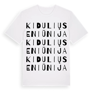 Kidulių seniūnija ordlek t-shirt – ekologisk bomull t-shirt från Pinshirt