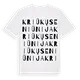 Kriūkų seniūnija ordlek t-shirt