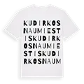 Kudirkos Naumiestis ordlek t-shirt