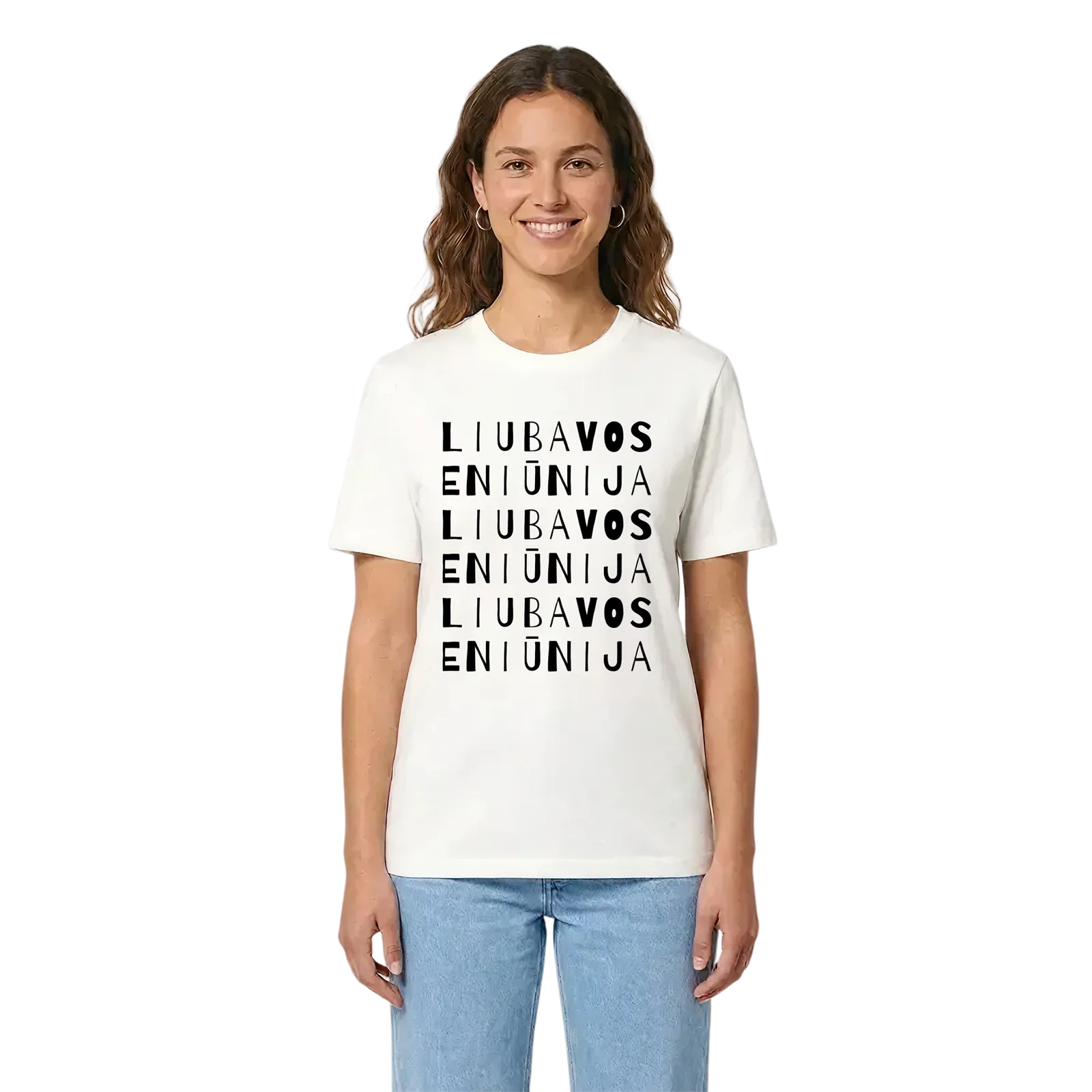 Liubavo seniūnija ordlek t-shirt – White, i miljö