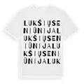 Lukšių seniūnija ordlek t-shirt
