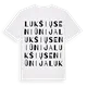 Lukšių seniūnija ordlek t-shirt