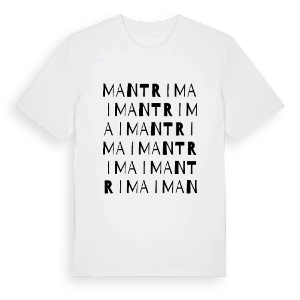 Mantrimai ordlek t-shirt – ekologisk bomull t-shirt från Pinshirt