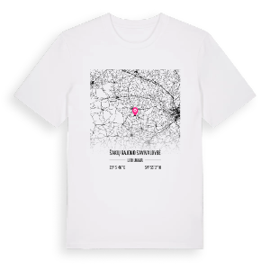 Šakių rajono savivaldybė karta t-shirt – ekologisk bomull t-shirt från PinShirt