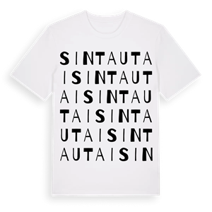 Sintautai ordlek t-shirt – ekologisk bomull t-shirt från Pinshirt