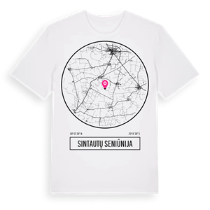 Sintautų seniūnija t-shirt – ekologisk bomull t-shirt från Pinshirt