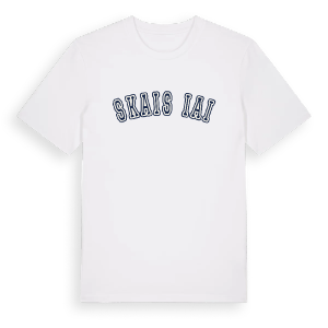 Skaisčiai college t-shirt – ekologisk bomull t-shirt från Pinshirt