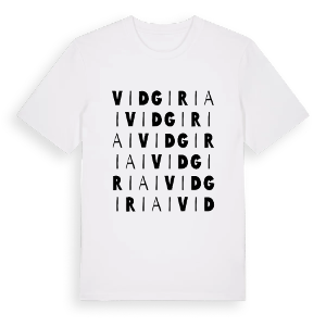 Vidgiriai ordlek t-shirt – ekologisk bomull t-shirt från Pinshirt