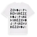Žemoji Panemunė ordlek t-shirt
