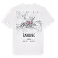 Čakovec karta t-shirt