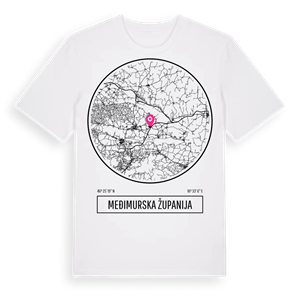 Međimurska županija t-shirt – ekologisk bomull t-shirt från Pinshirt