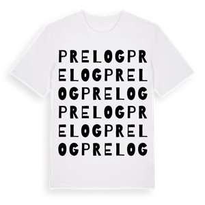 Prelog ordlek t-shirt – ekologisk bomull t-shirt från Pinshirt