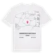 Admannshagen-Bargeshagen karta t-shirt