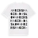 Ahrenshagen-Daskow ordlek t-shirt
