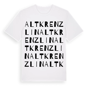 Alt Krenzlin ordlek t-shirt – ekologisk bomull t-shirt från Pinshirt