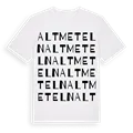Alt Meteln ordlek t-shirt