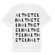 Alt Meteln ordlek t-shirt