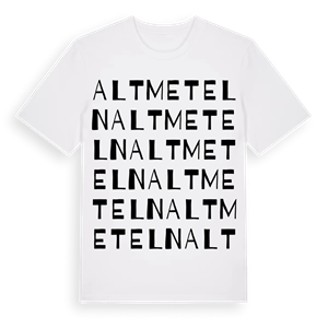 Alt Meteln ordlek t-shirt – ekologisk bomull t-shirt från Pinshirt